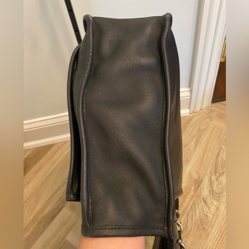 Coach Black Laptop Bag with Top Handle and Shoulder Strap - Picture 10 of 15